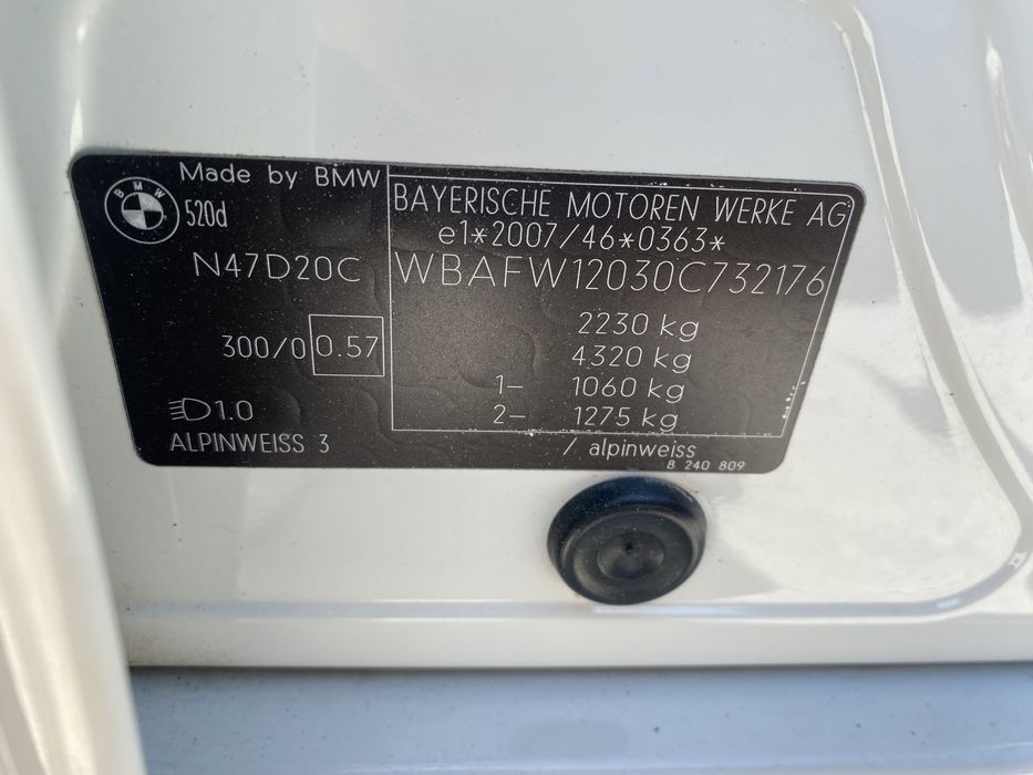 Dezmembrez BMW F10 520D N47D20C