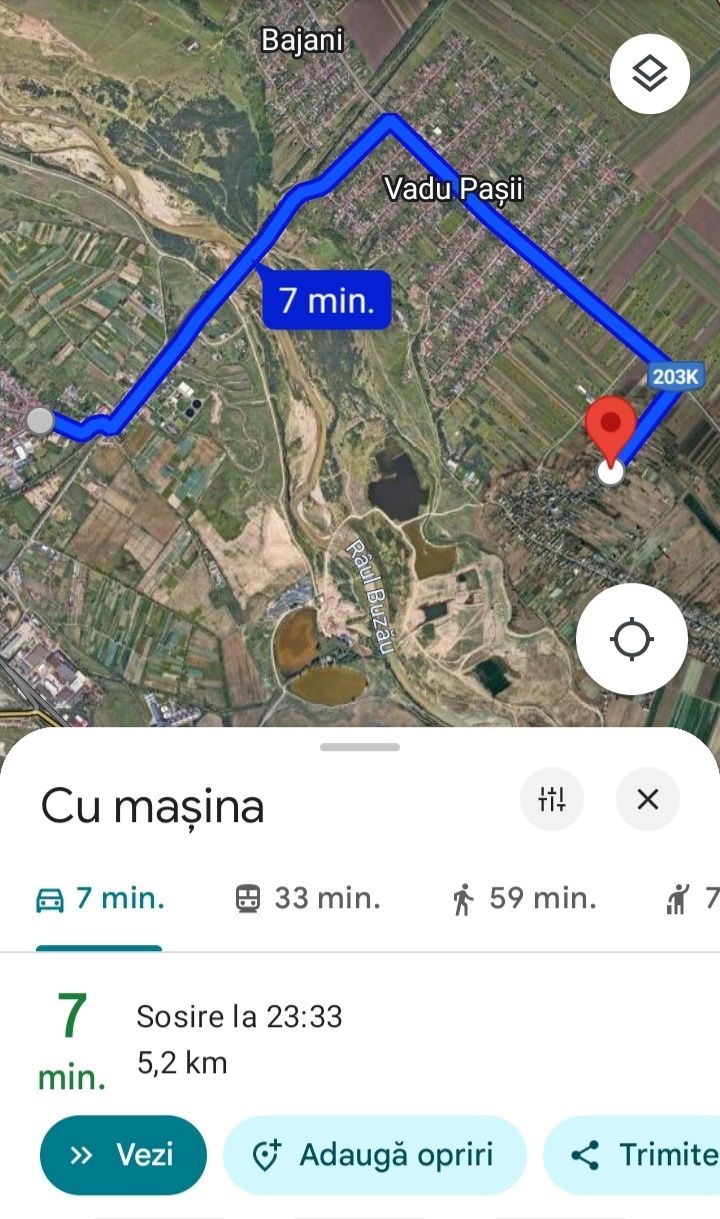 Teren intravilan în comuna Vadu Pasii