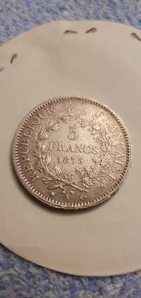 Moneda 5 Francs 1875