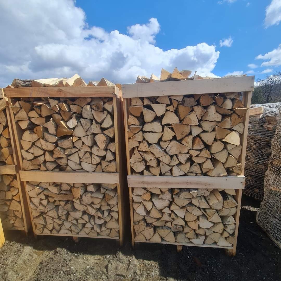 Lemne de foc din esență tare FAG paletizat cantitate 1.8 METRI STERI