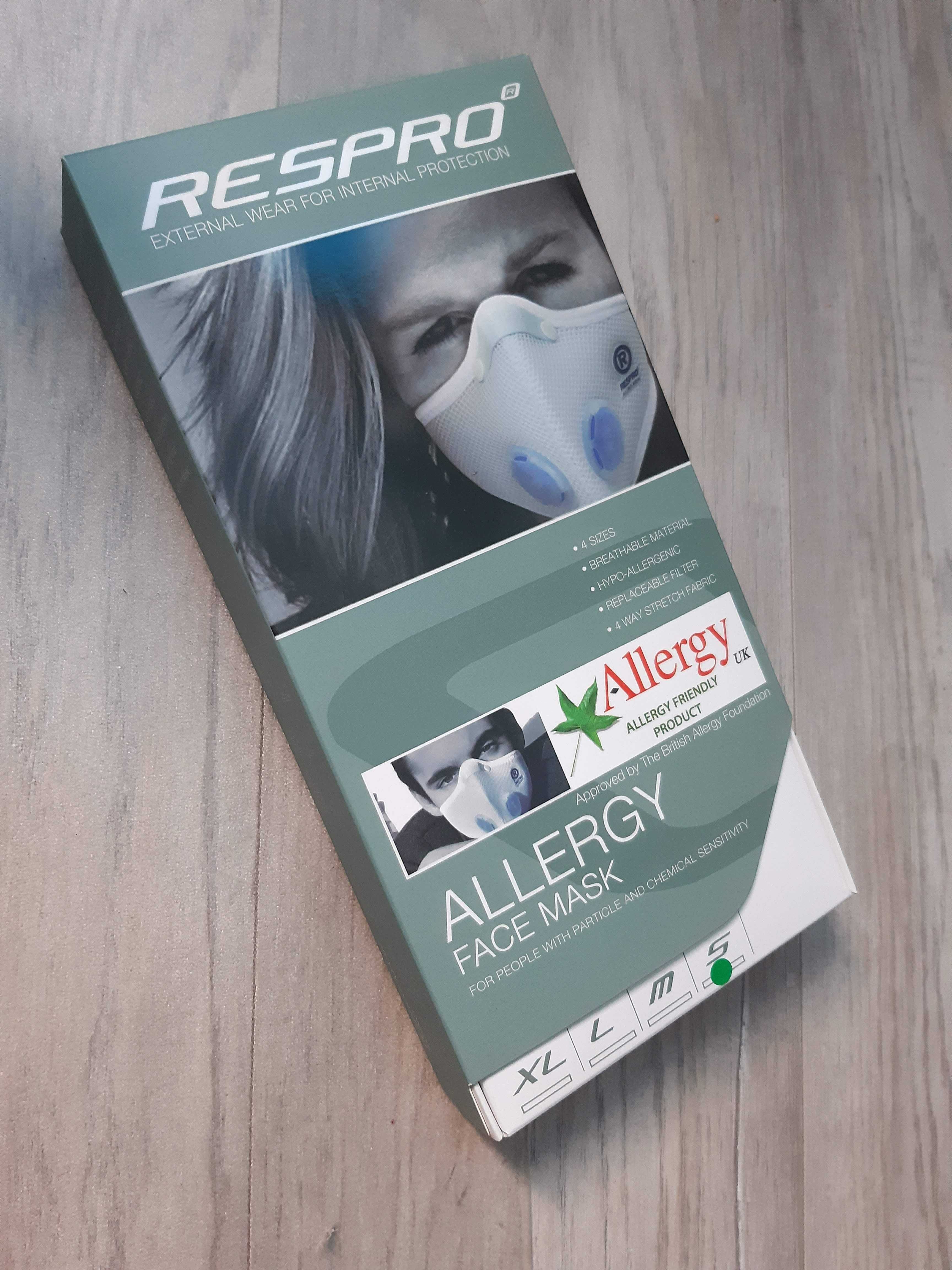Respro Allergy masca anti poluare protecție microparticule