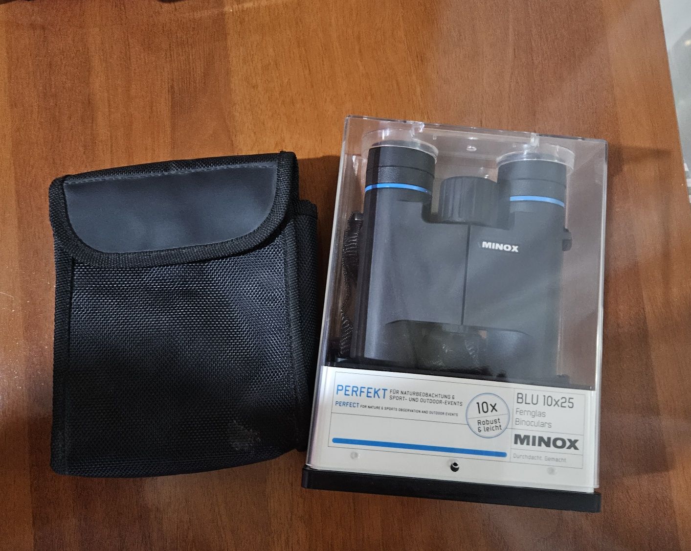 Бинокль Minox blu 10×25