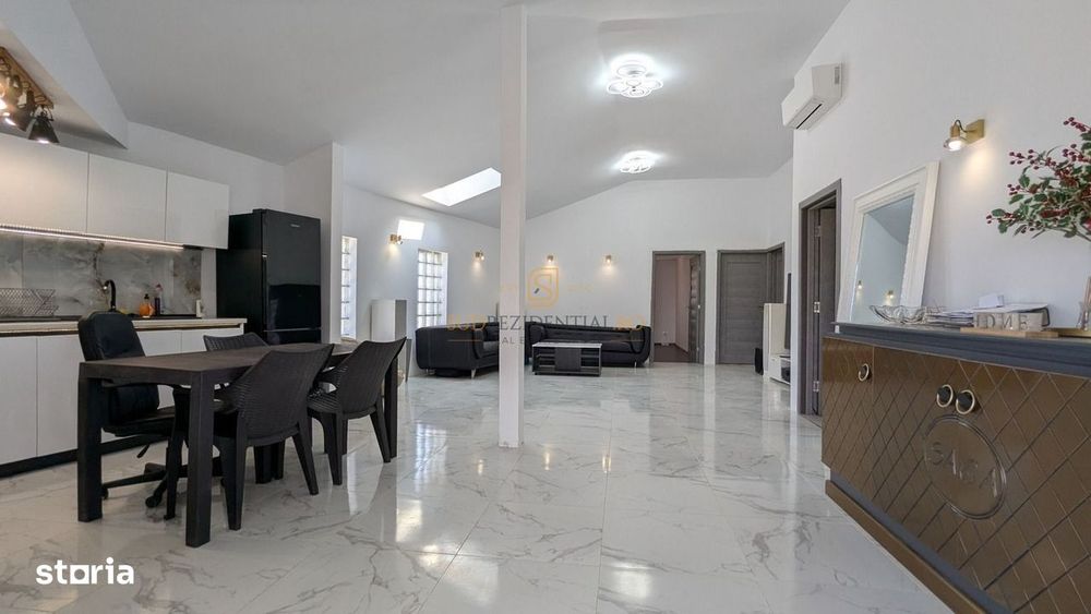 Apartament 4 camere, mobilat si utilat, terasa + curte, Magurele