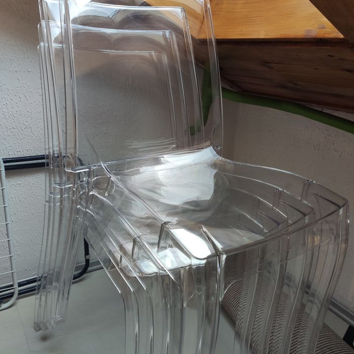 Кухненски Столове от прозрачна пластмаса
