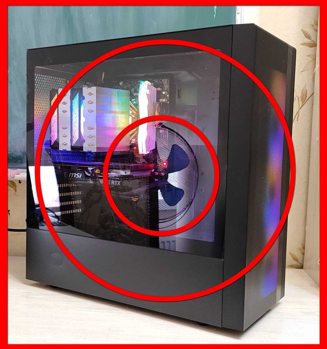 Продам компьютер Ryzen 5 7500 RAM16/ 512 Gb RTX 3050