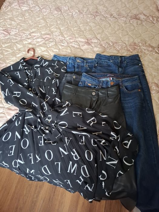 Zara,USPA,Mohito,HM кожен панталон,дънки