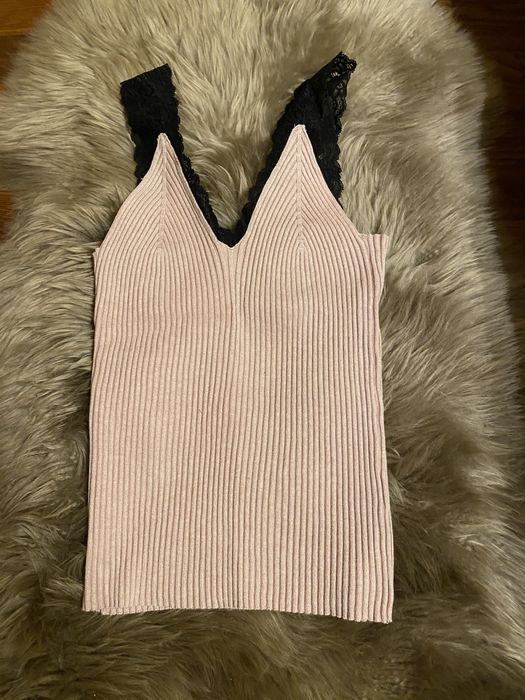 Bluza din tricot cu dantela