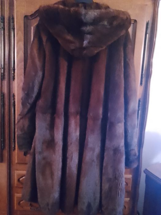 Haină blană vizon-IMPECABILA