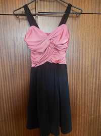 Официална рокля черно и розово Tally Weijl