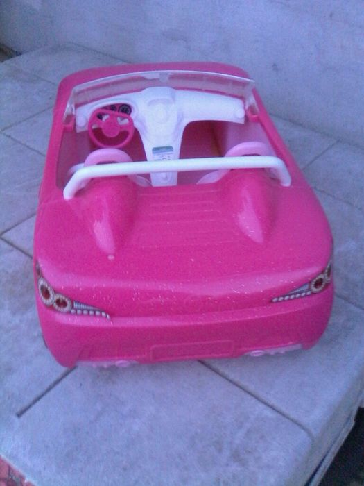 masinuta Barbie car, Mattel 2013/decapotabila/35 cm