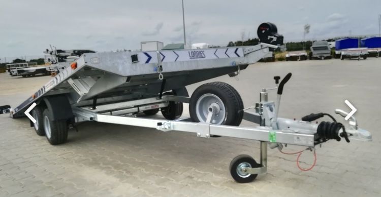 Platforma • remorca • basculabila • 2 axe • slep