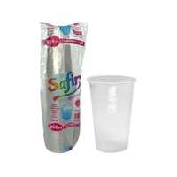 Pahare unica folosinta transparente 375ml 50 buc/set