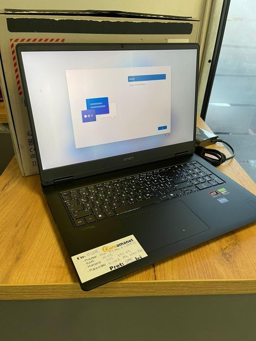 Laptop Gaming OMEN 17-db0277ng, Ryzen 7, RTX 4060 8GB -A-