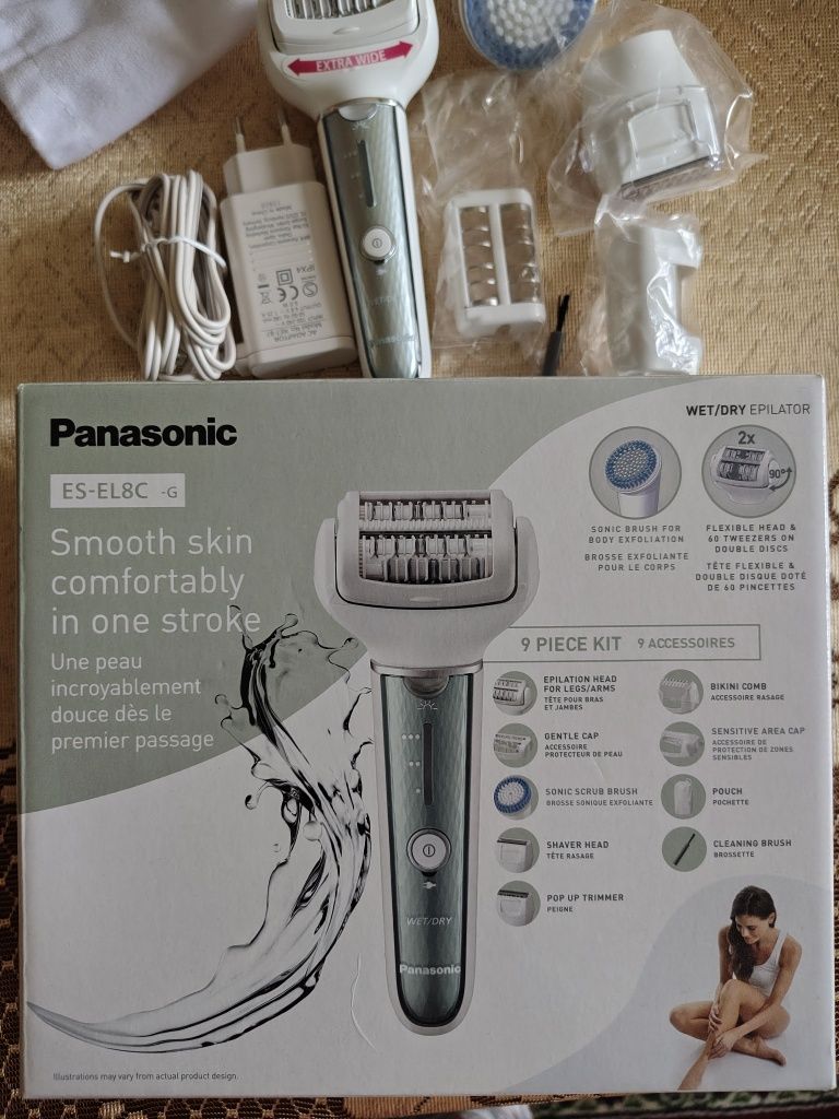 Epilator Panasonic ES-EL8C-G503, nou