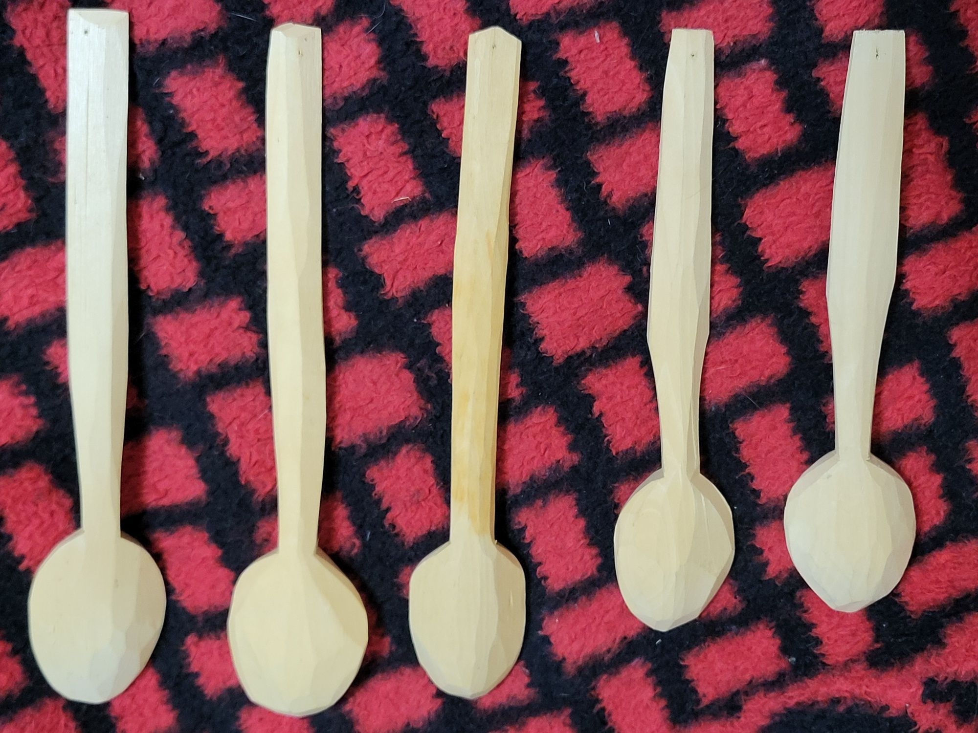 3SET Rustic/Traditional de Lemn-3Lopațici+1Suport+5Linguri+1Piuă-50LEi