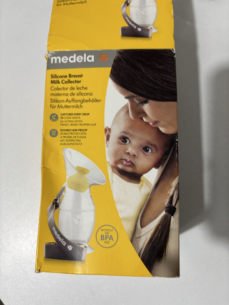 Colector din silicon pentru laptele matern Medela