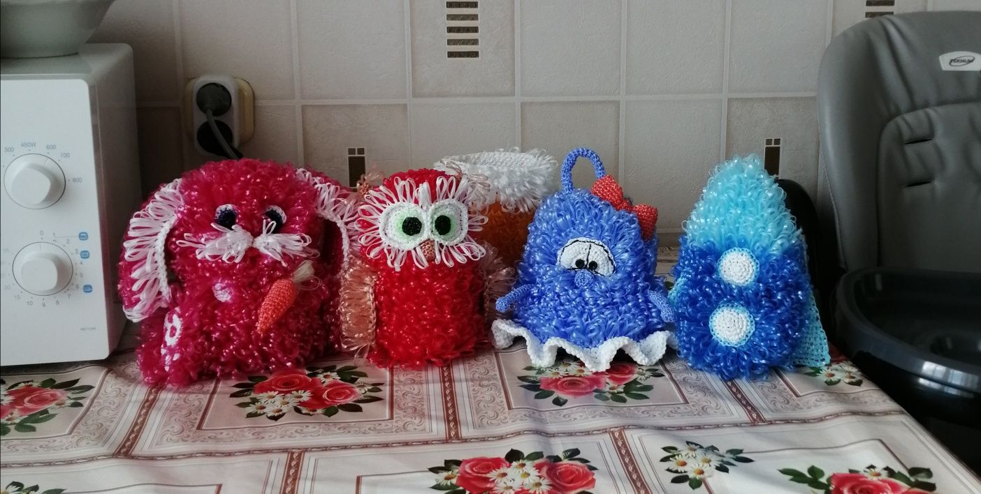 мочалки, ручная работа