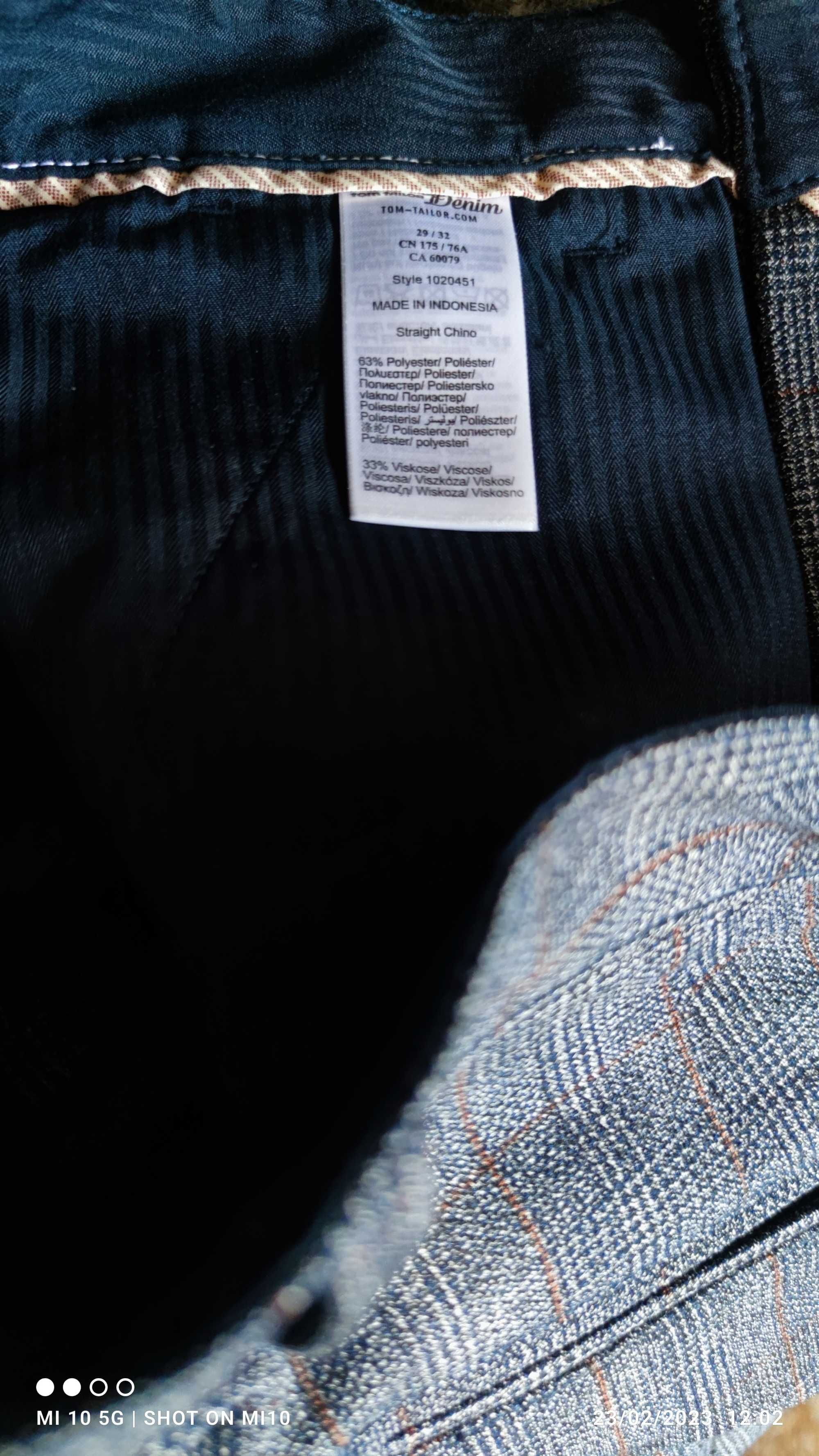 Продавам Мъжки панталон TOM TAILOR DENIM, Chino
Размер EUR 29-32