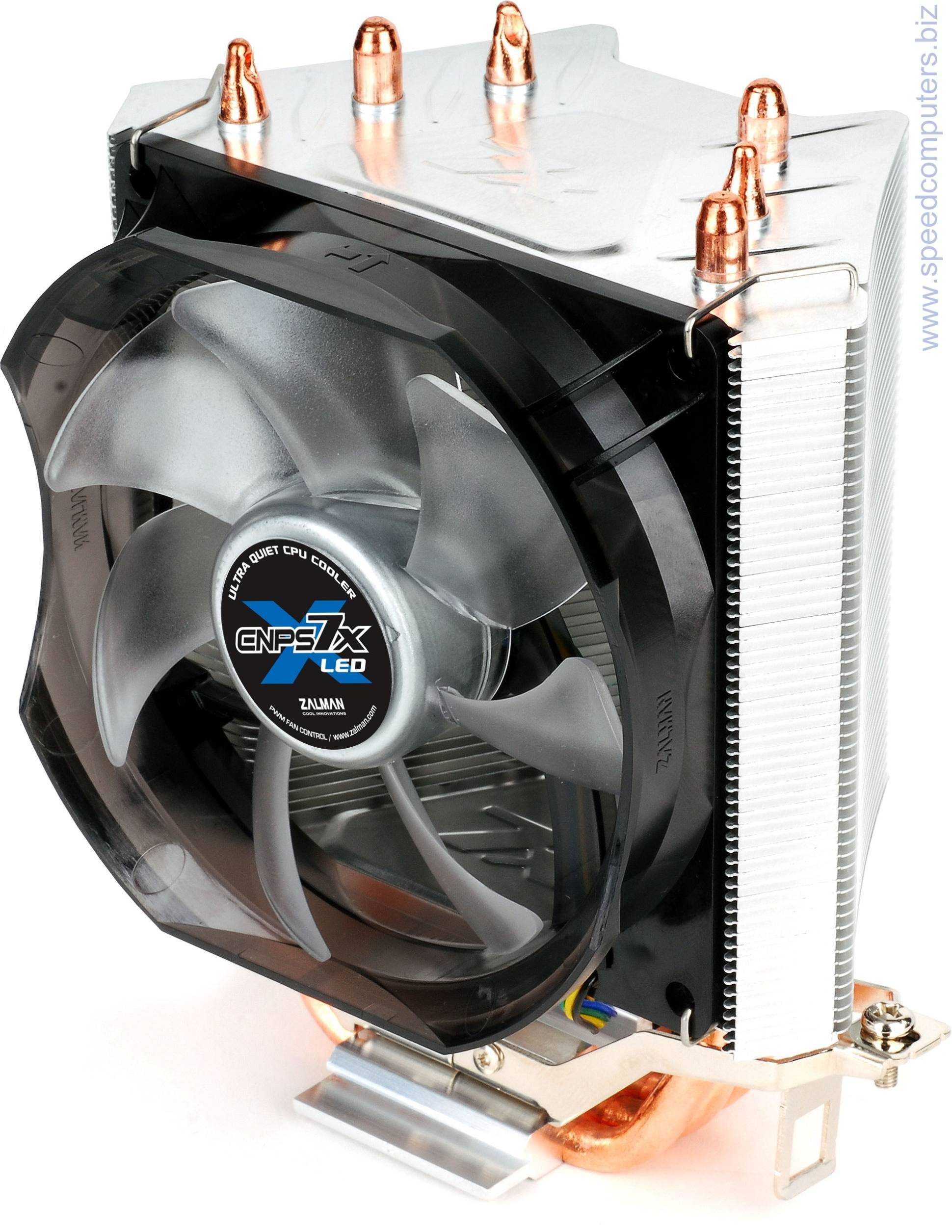 Охладител Zalman CNPS7X LED+ за 1150, 1151, 1155, 1156 или 1200