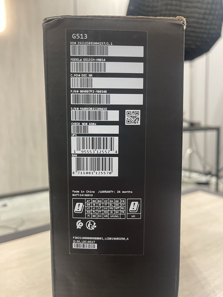 Notebook Asus rog strix
