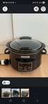 Crock-Pot SK83GQ – Slow Cooker 5,7L ceramic -produs UK, adaptor inclus