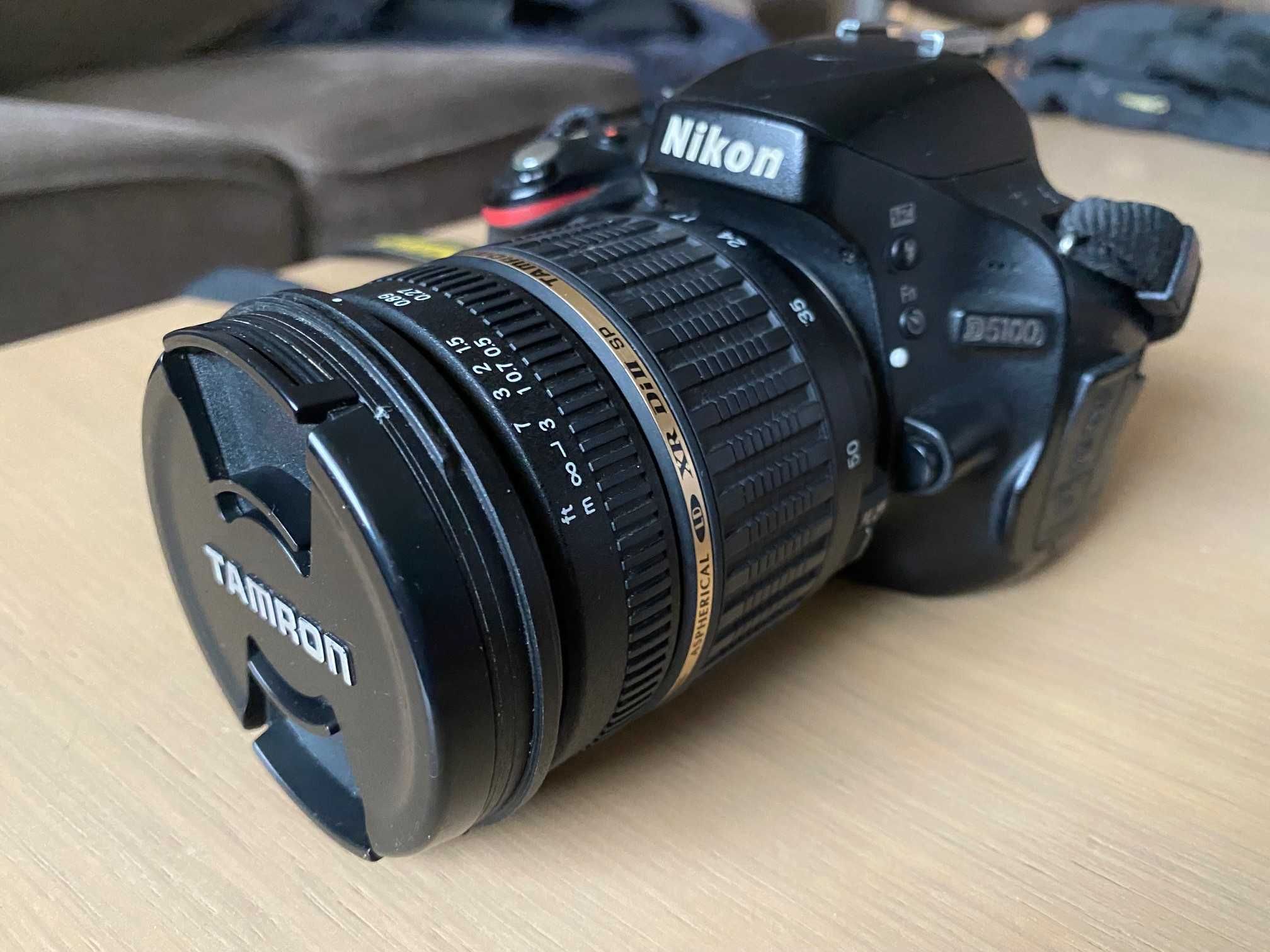 Nikon D5100 с обектив Tamron 17-50mm, батерия , SD card 32GB, зарядно