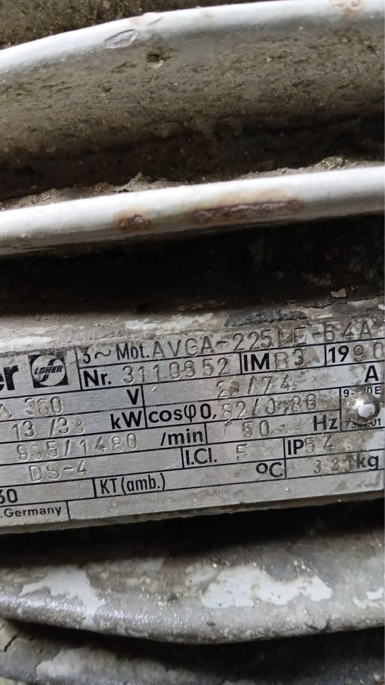 Motor electric de 38 kw / 1480 rot