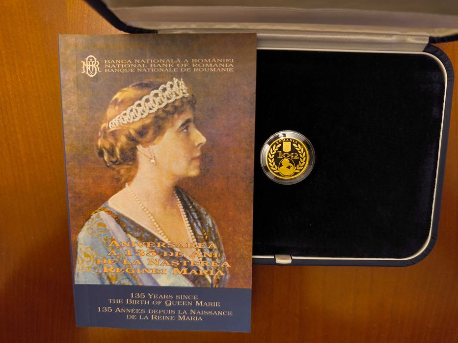 Moneda aur BNR : 135 de ani de la naşterea Reginei Maria