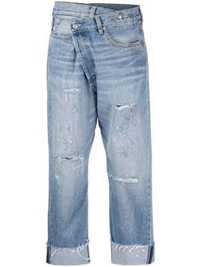 Jeans R13 crossover, cropped, 26 (S)