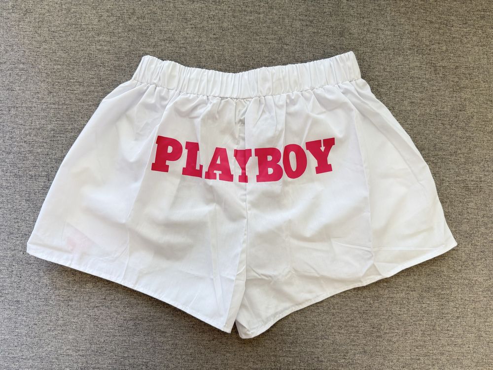 Комплект риза и къси панталонки Missguided x Playboy