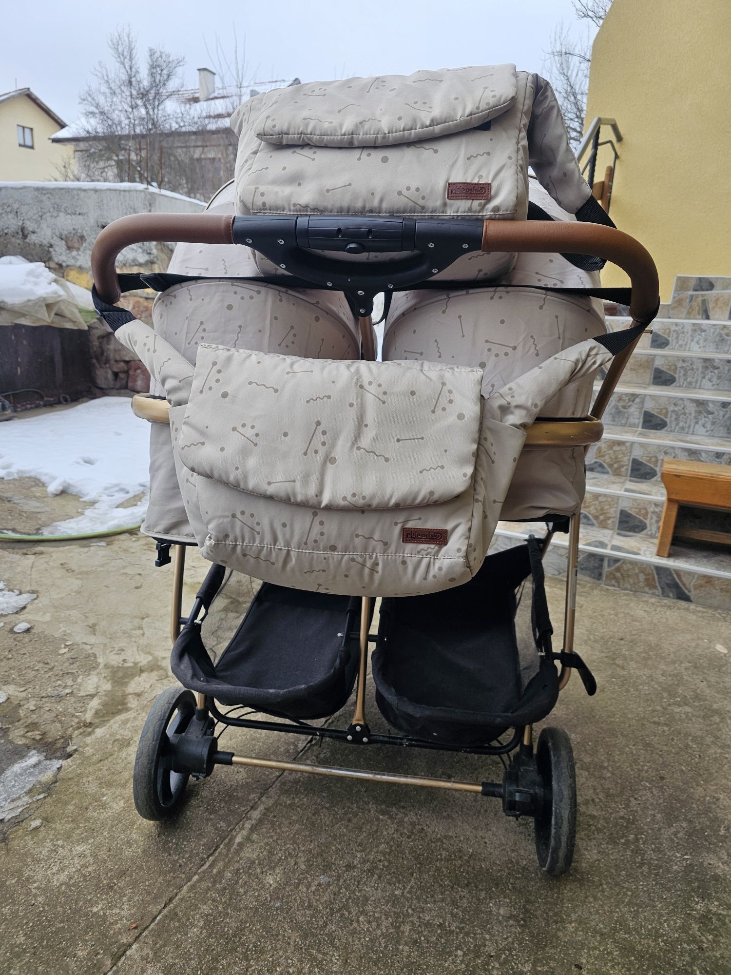 Количка за близнаци Chipolino Дуо смарт
