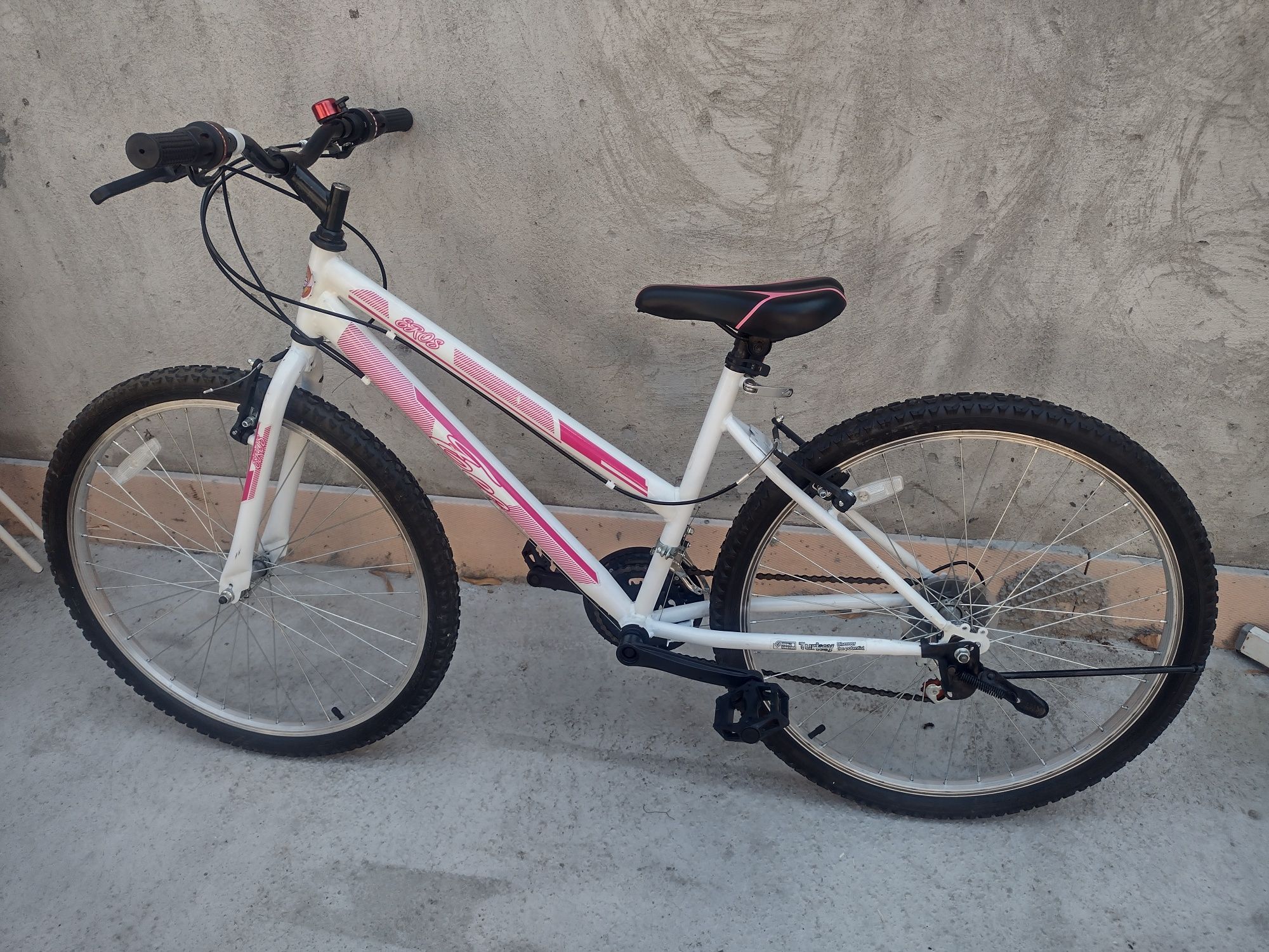 Bicicleta MTB Dama TEC Eros , culoare Roz/Alb Roata 26"