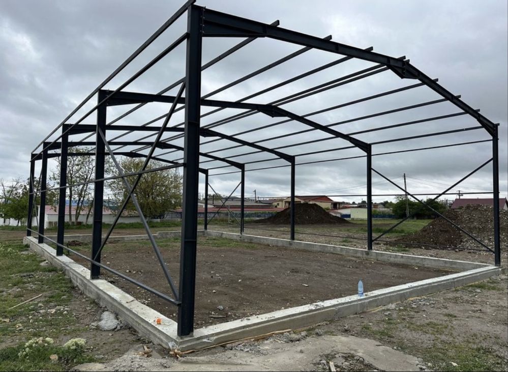 Carport auto si hale metalice pe stoc diferite tipuri si dimensiuni