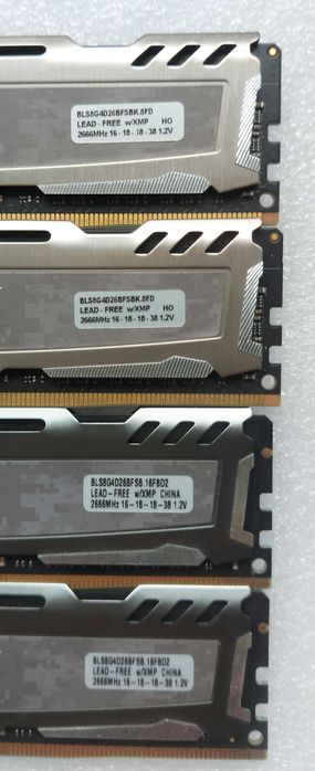 KIT memorii 32GB DDR4 (4X8GB) Crucial Ballistix