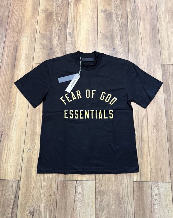Fear of God "Essentials" Black T-shirt