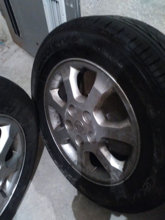 Джанти за Опел Зафира 15" и летни гуми Goodyear 195 / 65 R15