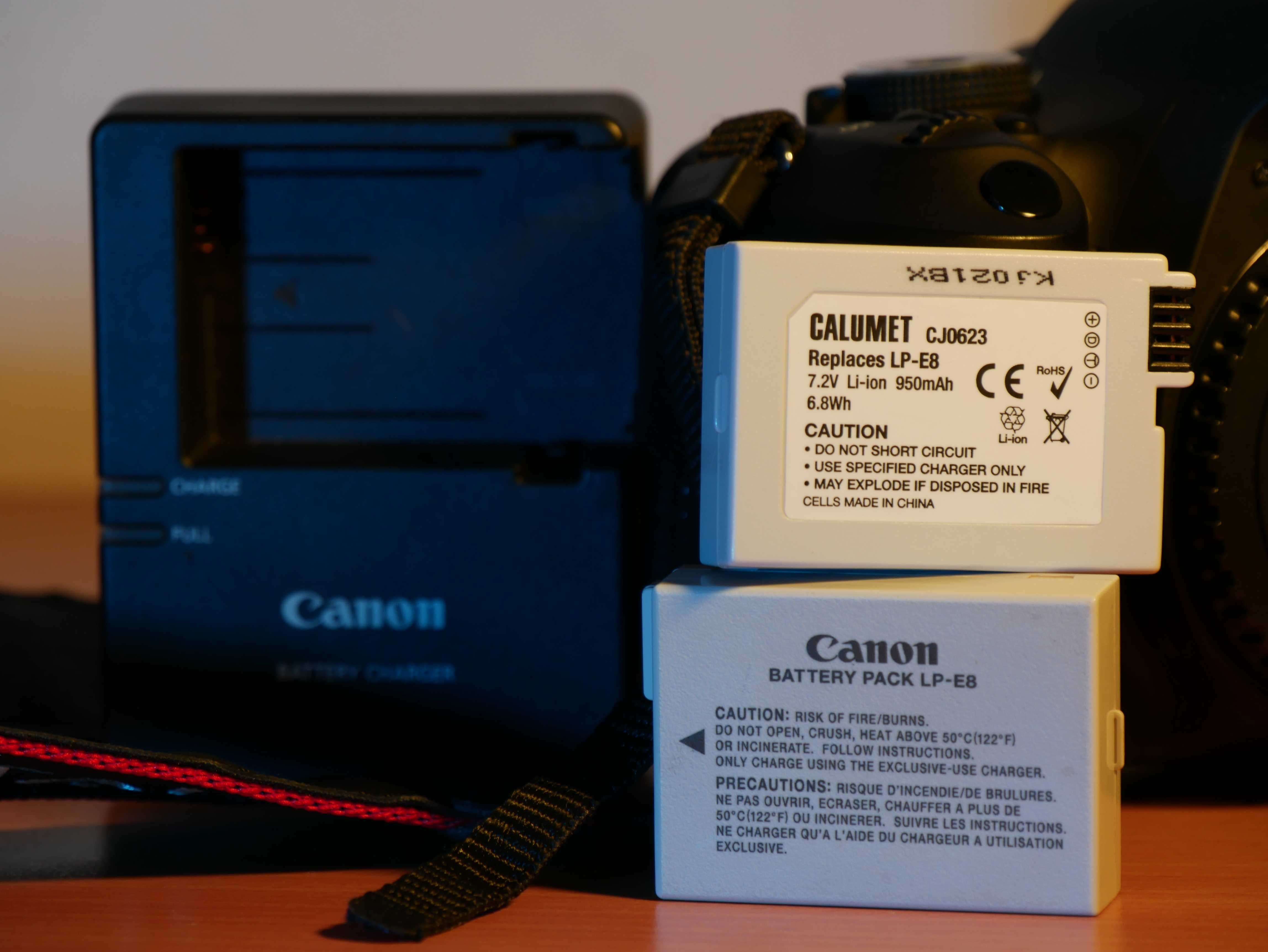 Canon 600D, + обективи EF-S 18-55mm & EF 50mm (Нов)
