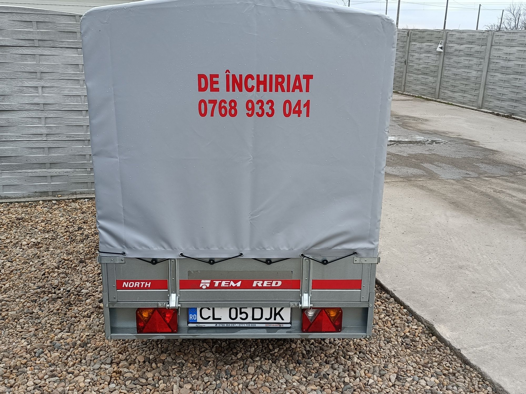 Remorci  750kg de inchiriat