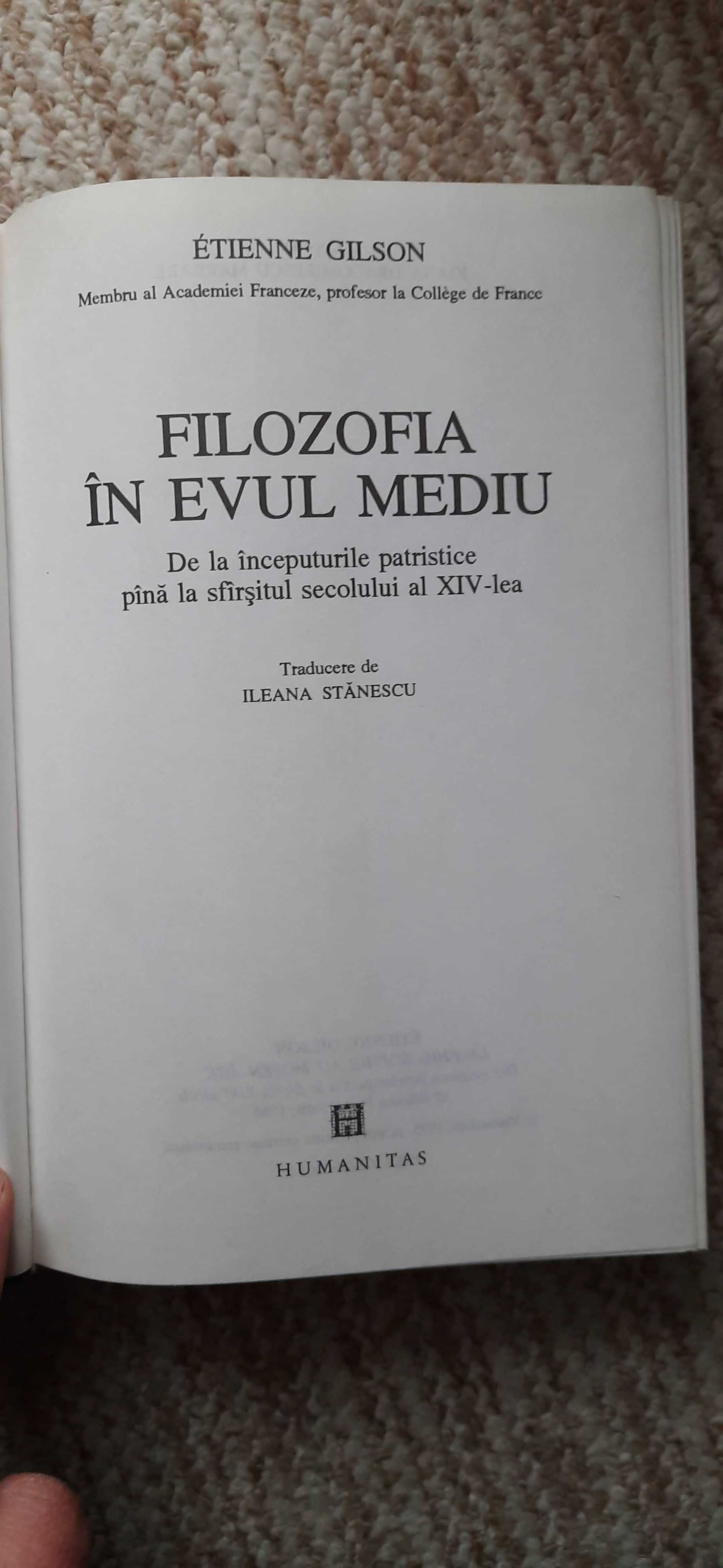 Gilson, Étienne: Filozofia în Evul Mediu