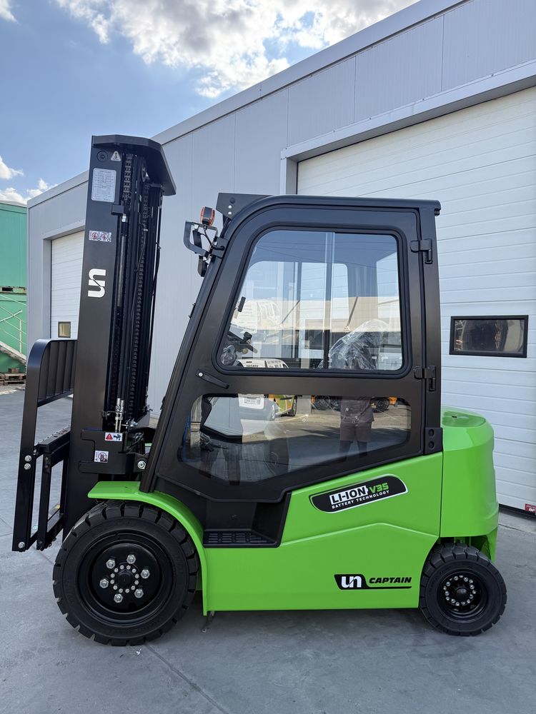Stivuitor Electric 3,5T NOU LI ION / Triplex 5,5m cu 5 ani garantie