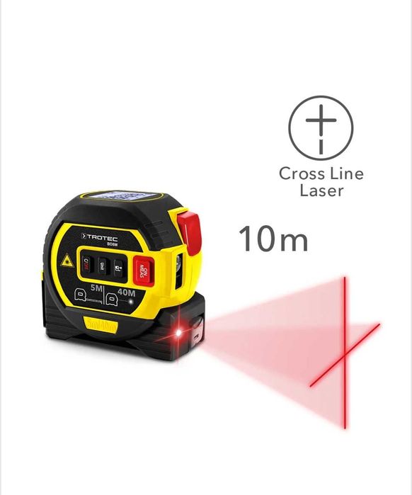 Distantier cu laser TROTEC (Ruleta, telemetru, laser)