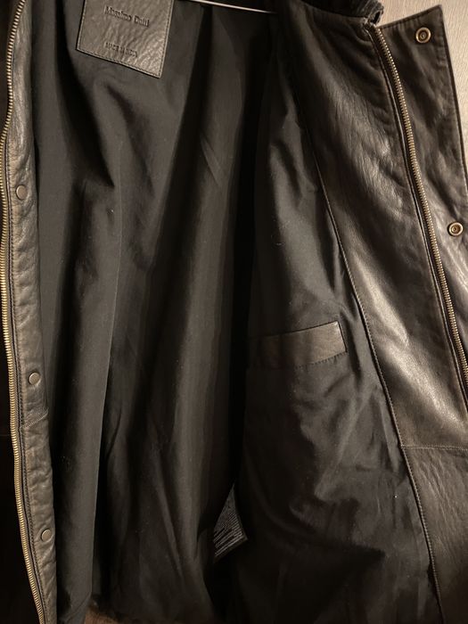 geaca piele Massimo Dutti