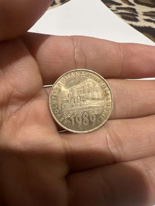 Moneda rara,o moneda din 2019 ce simbolizeaza revolutia romana