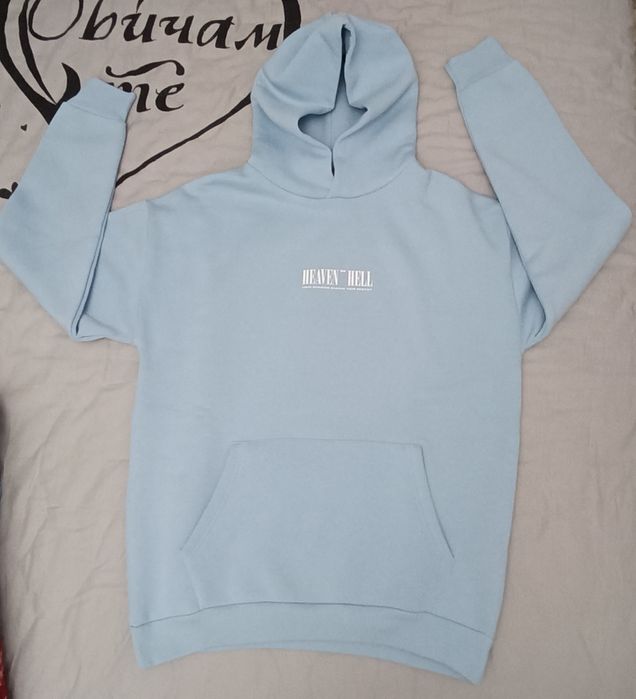 Дамски син суичър