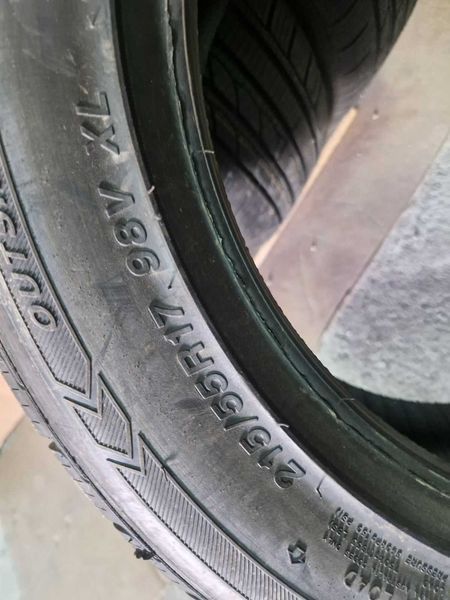 4 Tracmax R17 215/55
нови зимни гуми 
DOT3618