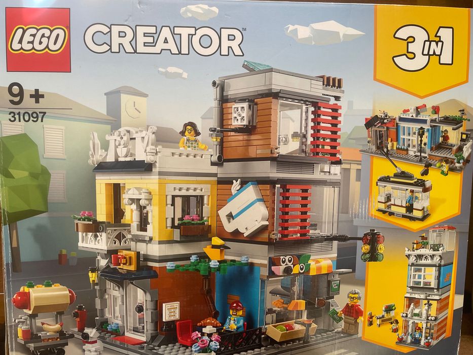 Lego Creator магазин за домашни любимци и кафене