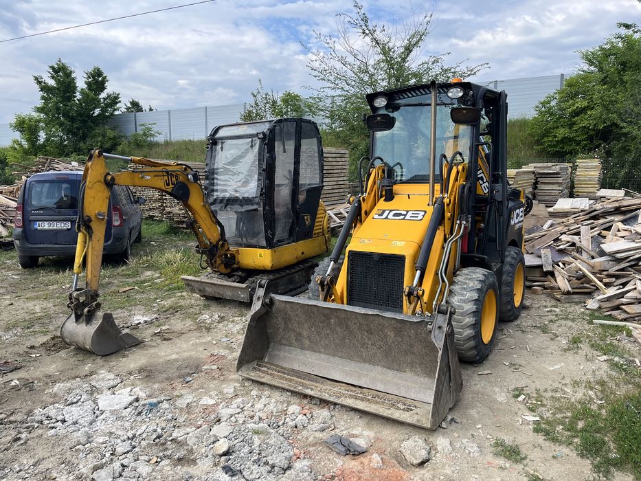 Buldoexcavator si Minibuldoexcavator Jcb de inchiriat|Autoutilitare