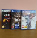 Spiderman, Batman и Killzone - фабрично запечатани игри за PS4 и PS5
