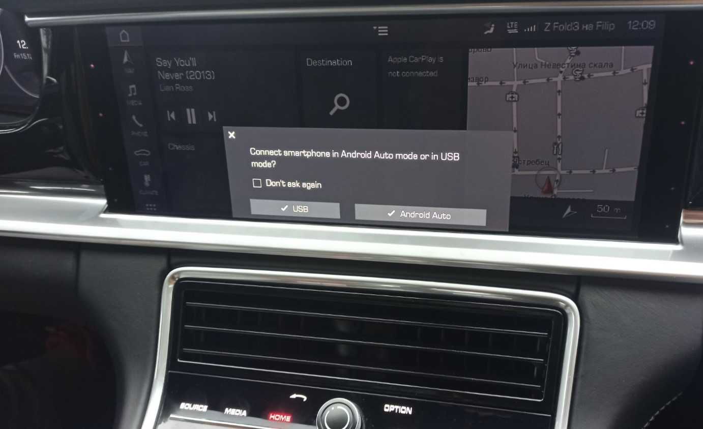 PORSCHE VIM CarPlay Android Auto цял екран Порше Panamera Full 2024map