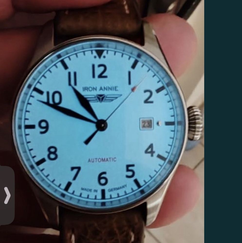 Ceas Iron Annie pilot full lume ca nou